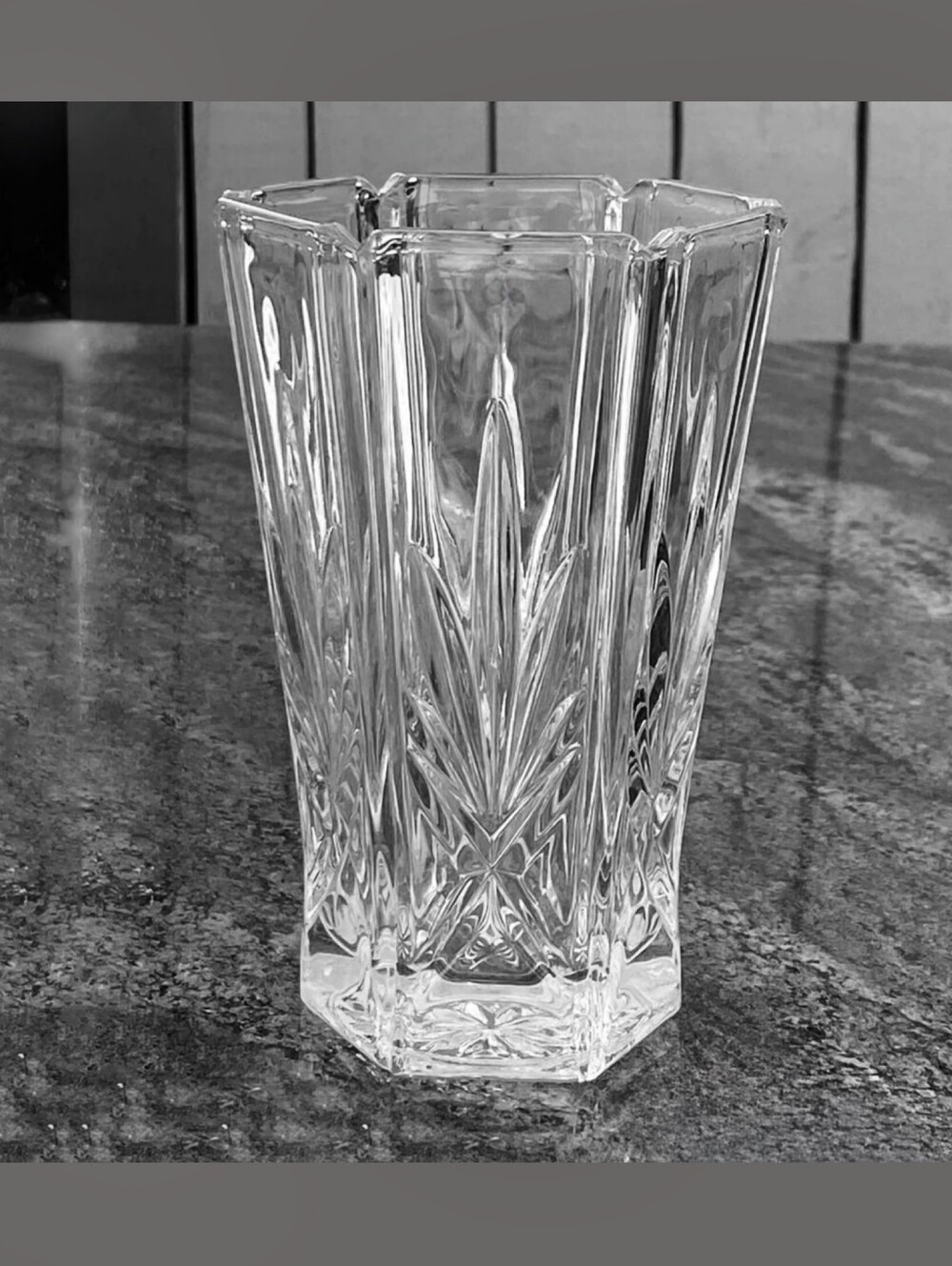 Gorham Crystal Vase 6.25"x4"